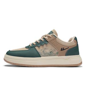 Кроссовки WARRIOR Skateboarding Shoes Men Low-top Dark Green/khaki/black, бежевый