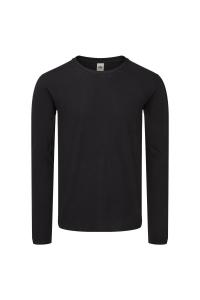 Футболка Iconic 150 с длинными рукавами Fruit of the Loom, черный
