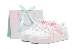 Расслабленные легкие и дышащие низкие кроссовки для скейтбординга women's ANTA, розовый