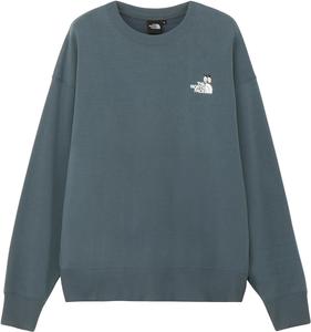 Толстовка The North Face Zoo Picker Crew, унисекс, для взрослых, сланцево-серый