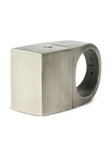 Серебряное кольцо Geo Parts of Four, серебряный