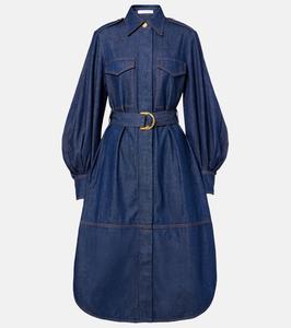 Джинсовое платье миди Zimmermann, Ink