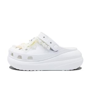 Crocs Кроссовки Crush Clog Party Unisex белые, цвет White