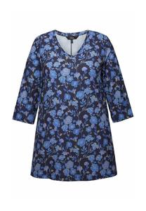 Топ с длинными рукавами Ulla Popken, синий