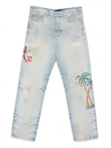 Прямые джинсы AMIRI, синий