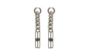 Balenciaga Серебряные серьги из латуни Women's Silver