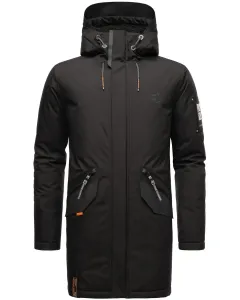 Stone Harbour зимнее пальто "Ragaan", модная мужская зимняя парка на меховой подкладке плюшевого цвета, черный