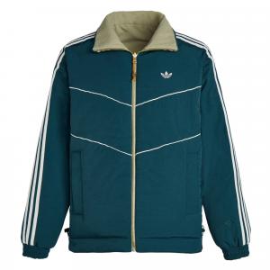 Куртка FW25 PADDED Puffer Adidas Originals, светло зеленый коричневый/синий