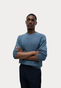 Свитер с круглым вырезом Marks & Spencer, Air Force Blue