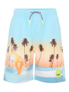 Плавки-шорты с принтом Molo, синий