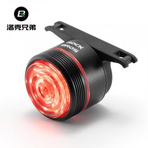 Велосипедный фонарь Rock Brothers интеллектуальный круглый, красный