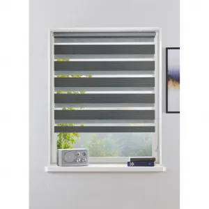 Двойной рулонный шторы KIAN Защита от света и взглядов без сверления, свободно подвесные, с зажимами, новинка! Bruno Banani, темно-серый