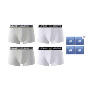 Sunset 3.0 трусы мужские подарочный набор из 4 штук Lee, светло-серый