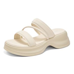 La Chapelle Женские тапочки-шлёпанцы бежевые, цвет Beige