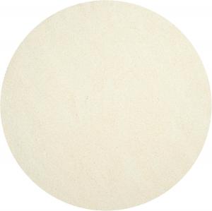 Ковер SAFAVIEH, 161 x 161 см, Laguna Shag Collection, круглый, Ivory, однотонный дизайн, не линяет и прост в уходе, толщина, идеален для помещений с высокой проходимостью в гостиной, спальне (SGL303A)