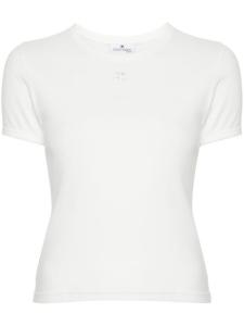 Courrèges футболка Reedition Contrast, белый