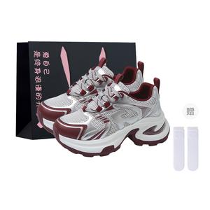 Boldi Kuki Женские кроссовки Low Top Chunky красные (эксклюзивная коробка+носки), цвет Red (Exclusive Box+Socks)