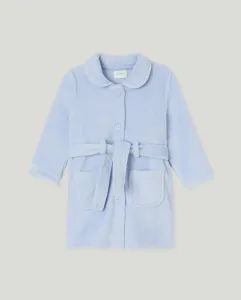 Детский халат с поясом Cotton Juice, синий