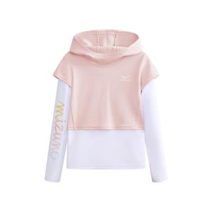 Детская толстовка Mizuno, светло-фиолетовая