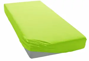 Простыня для моего дома "PHYSALIS", хлопок, матрасы высотой до 18 см, плоская простыня, натяжная простыня, простыня My home 140х200 см, 1 шт., зеленый