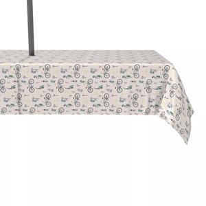 Водоотталкивающий материал, для улицы, 100% полиэстер, 60x120 дюймов, велосипедная прогулка в цветах