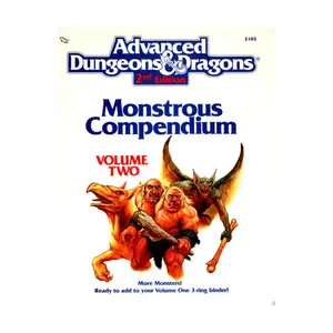 Чудовищный компендиум, том № 2, Advanced Dungeons & Dragons (2nd Edition) - Monstrous Compendiums, Miscellaneous & Accessories