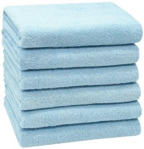 Полотенце Zollner 00000328 6 шт, 50x1x100 см, светло-голубой