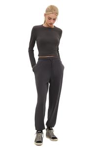 Зауженные брюки No Matter What, серый