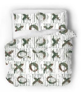 Сатиновое постельное белье Sense Eight X TO THE O, бирюзовый - 240 х 220 см