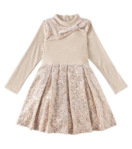 Платье с пайетками Patachou, золотой