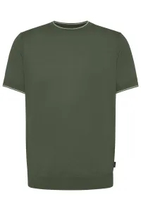 Футболка bugatti с контрастными полосками, зеленый