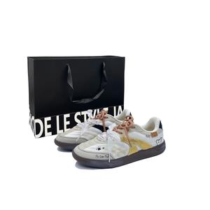 ANTA Женские низкие скейтерские туфли flap shoe slip resistant с противоударными свойствами и устойчивостью к истиранию ecru