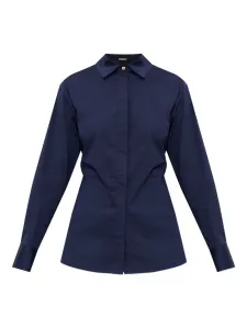 Рубашка с открытой спиной Cult Gaia, синий