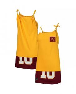 Женское золотое платье-майка без рукавов Washington Commanders Refried Apparel