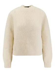 Свитер в рубчик с круглым вырезом A.P.C., белый