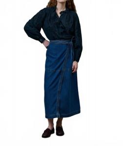 Юбка миди Emna цвета Stone Blue Louise Misha, Stone Blue