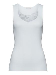Кружевной топ Hanro Top Anne, светло-синий