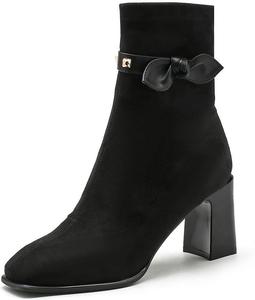 Женские ботильоны YDN с квадратным носком, на высокой массивной шпильке, с заклепками, для торжественных мероприятий и вечеринок на открытом воздухе, размеры 4-15 US, Black