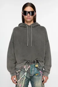 Нашивка с логотипом свитера с капюшоном Acne Studios, Faded black