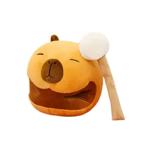 Плюшевая игрушка милая капибара, высота 25см/40см PUDOWRABBIT