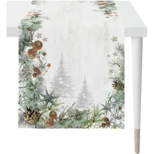 Скатерть 5823 Apelt, серый/зеленый