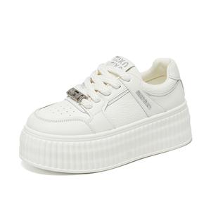 La Chapelle Женские белые противоскользящие износостойкие низкие скейтерские кеды, цвет White