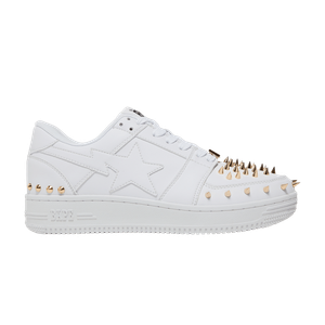 Кроссовки BAPE Bapesta Studded 'White', белый