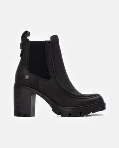 Женские ботильоны на высоком каблуке с резиновой подошвой Refresh, черный