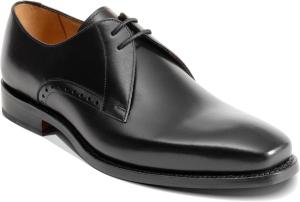 Мужские классические кожаные оксфорды BARKER Oscar ручной работы- вечная элегантность и непревзойденное мастерство изготовления, для официального и делового стиля, черный