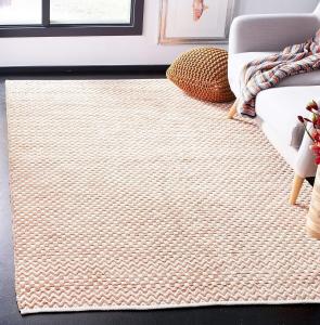 Ковер SAFAVIEH, 183 x 275 см, Boston Collection Orange BOS686P ручной работы плоского плетения из хлопка