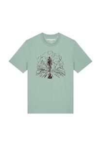 Футболка с принтом watapparel, бирюзовый