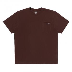 Футболка унисекс шоколадно-коричневая Dickies, рыжевато-коричневая
