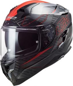 Шлем LS2 FF327 Challenger Fold Carbon, Gloss Black/Red