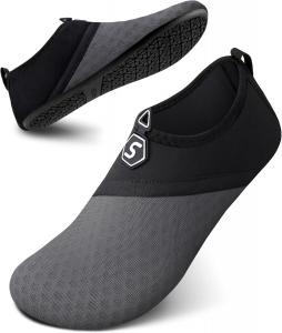 Водные тапочки SEEKWAY, быстросохнущие акваноски, обувь для босых ног, легкое надевание, для пляжа, бассейна, плавания, реки, йоги, озера, серфинга, для женщин и мужчин, черные SK001
